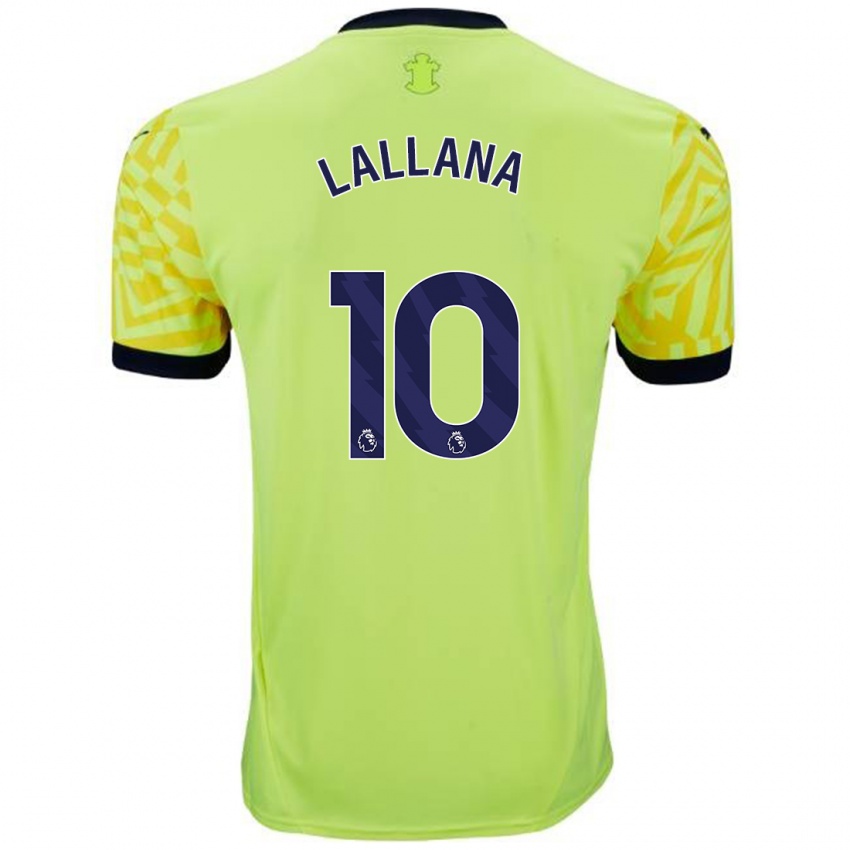 Herren Adam Lallana #10 Gelb Auswärtstrikot Trikot 2024/25 T-Shirt