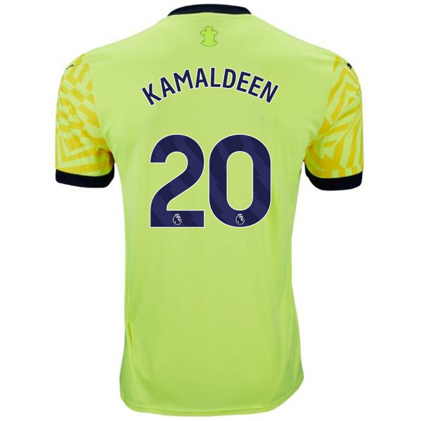 Herren Kamaldeen Sulemana #20 Gelb Auswärtstrikot Trikot 2024/25 T-Shirt