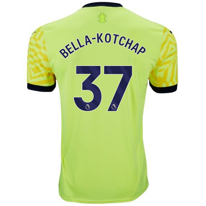 Herren Armel Bella-Kotchap #37 Gelb Auswärtstrikot Trikot 2024/25 T-Shirt