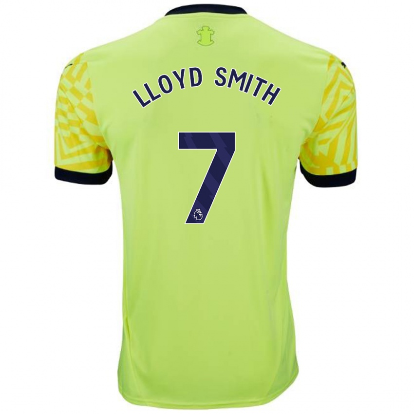 Herren Lexi Lloyd-Smith #7 Gelb Auswärtstrikot Trikot 2024/25 T-Shirt