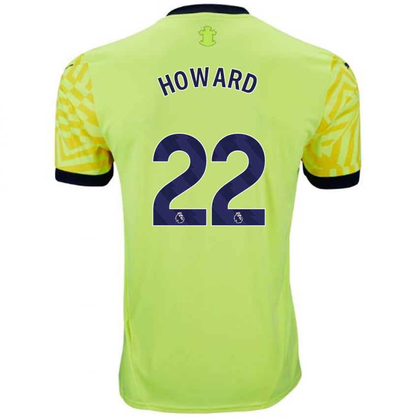 Herren Bethany-May Howard #22 Gelb Auswärtstrikot Trikot 2024/25 T-Shirt