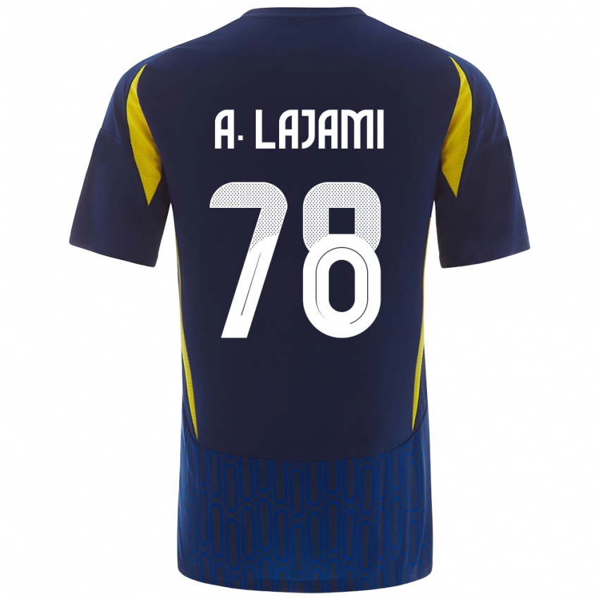 Herren Ali Lajami #78 Blau Gelb Auswärtstrikot Trikot 2024/25 T-Shirt