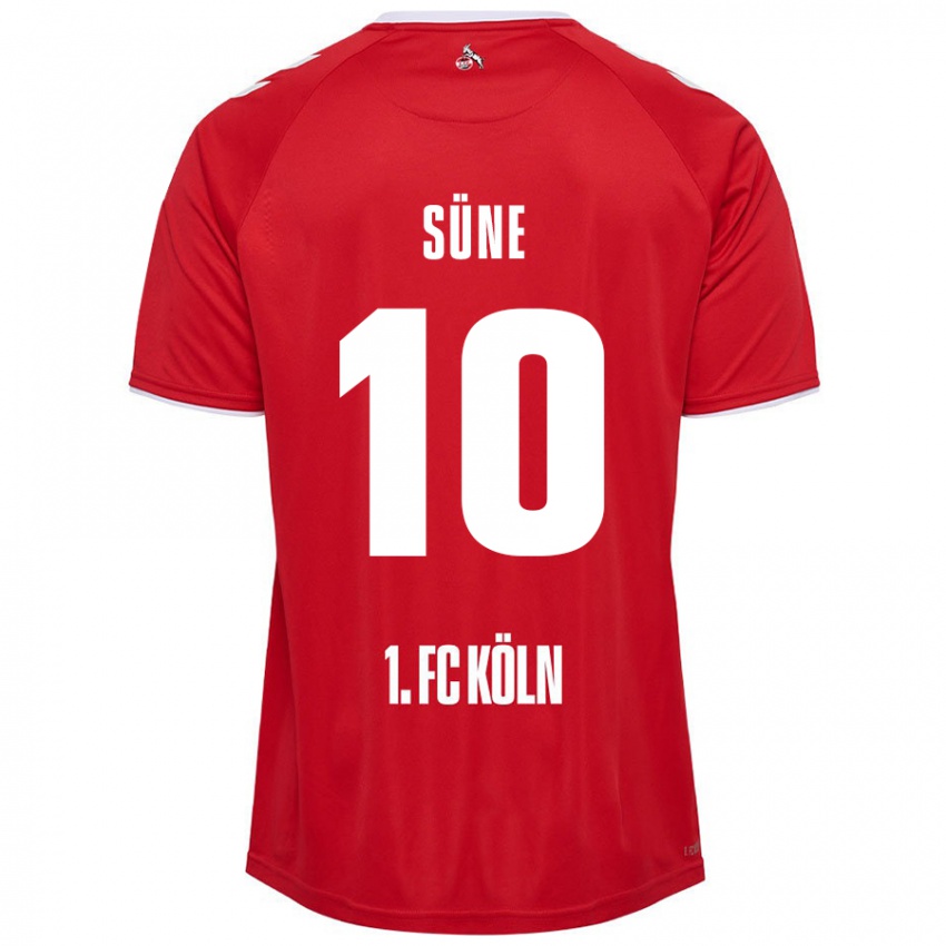 Herren Arda Süne #10 Rot Weiß Auswärtstrikot Trikot 2024/25 T-Shirt