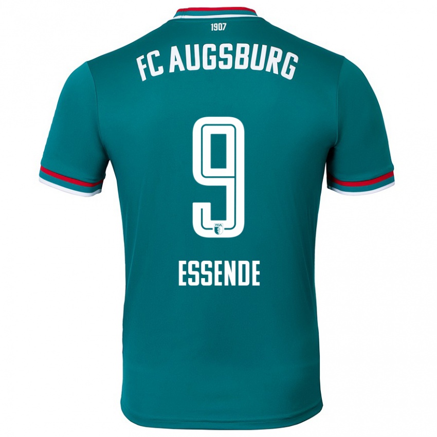 Herren Samuel Essende #9 Dunkelgrün Auswärtstrikot Trikot 2024/25 T-Shirt