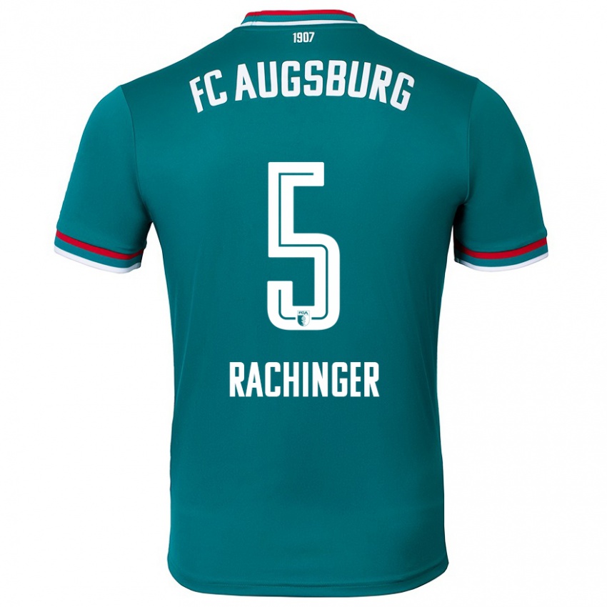 Herren Lorenz Rachinger #5 Dunkelgrün Auswärtstrikot Trikot 2024/25 T-Shirt