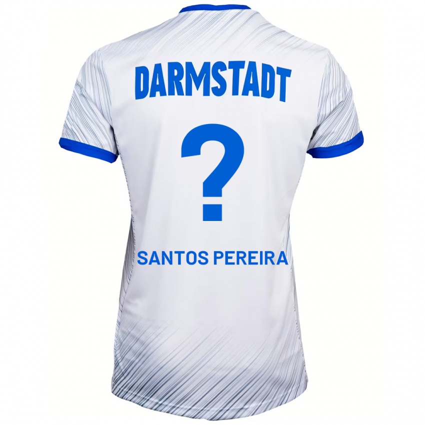 Herren Diogo Dos Santos Pereira #0 Weiß Blau Auswärtstrikot Trikot 2024/25 T-Shirt