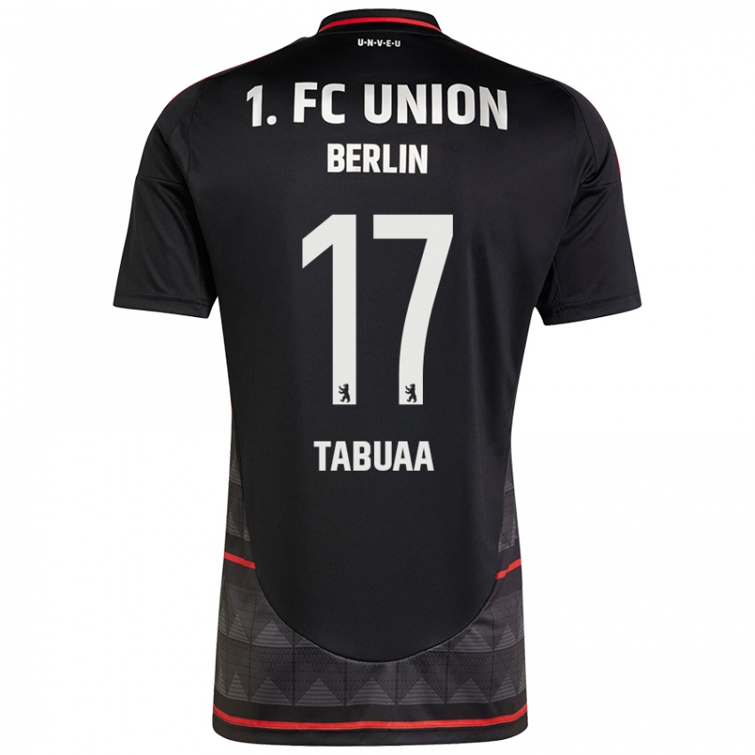 Herren Stephen Tabuaa #17 Schwarz Auswärtstrikot Trikot 2024/25 T-Shirt