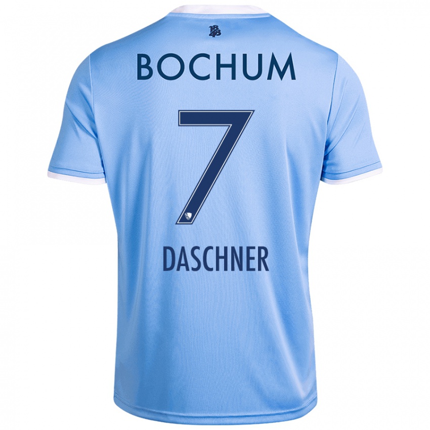 Herren Lukas Daschner #7 Himmelblau Auswärtstrikot Trikot 2024/25 T-Shirt