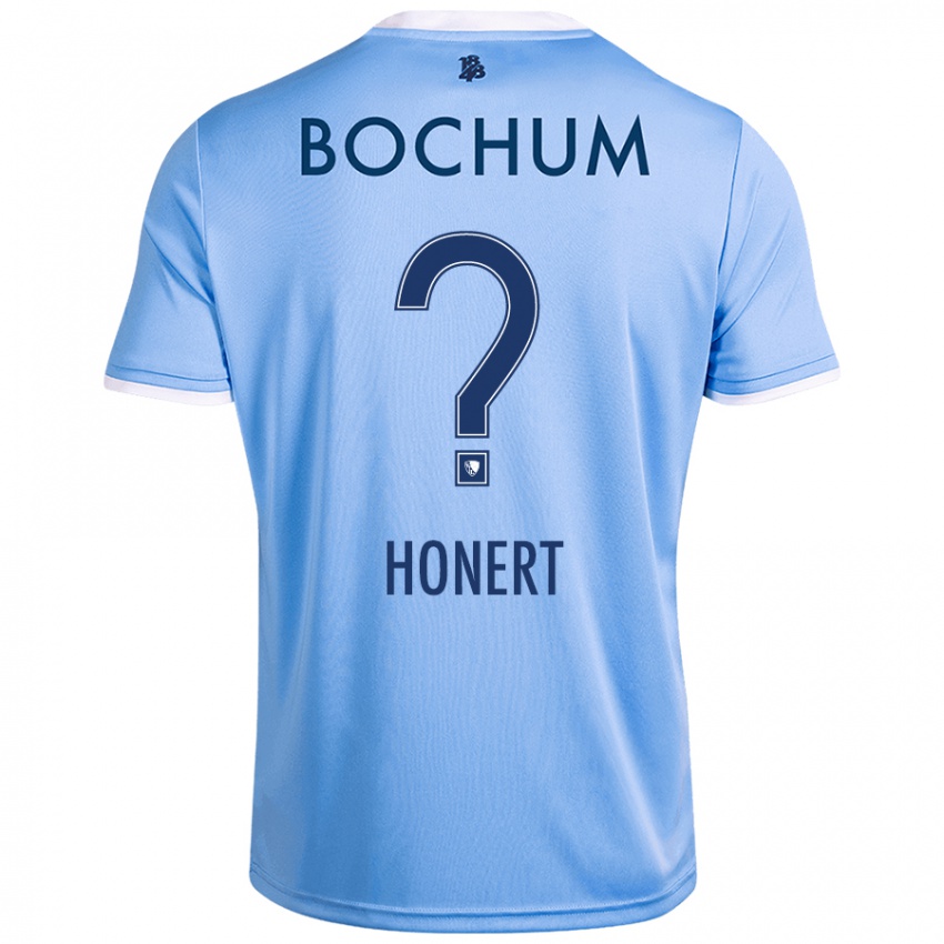 Herren Jan Honert #0 Himmelblau Auswärtstrikot Trikot 2024/25 T-Shirt