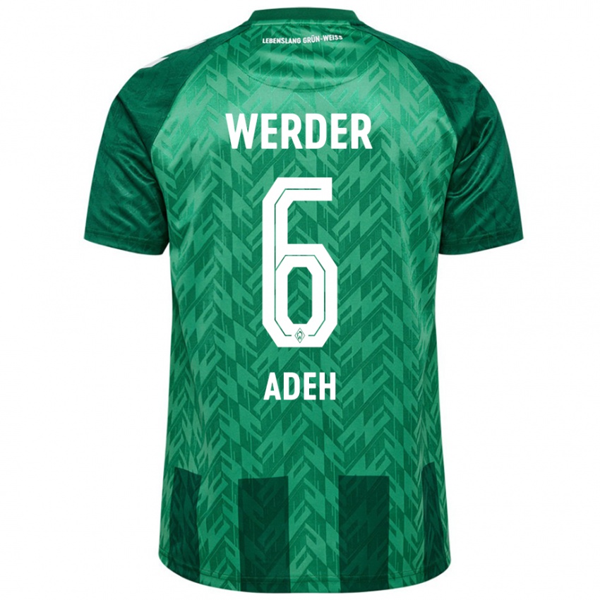 Damen Wesley Adeh #6 Grün Heimtrikot Trikot 2024/25 T-Shirt