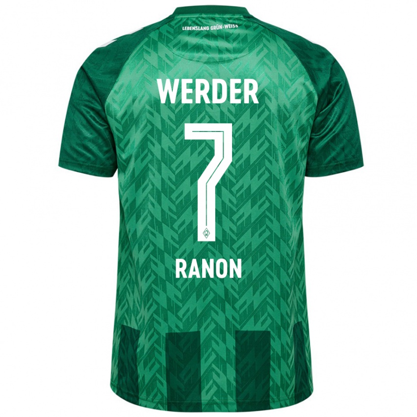 Damen Yuval Ranon #7 Grün Heimtrikot Trikot 2024/25 T-Shirt