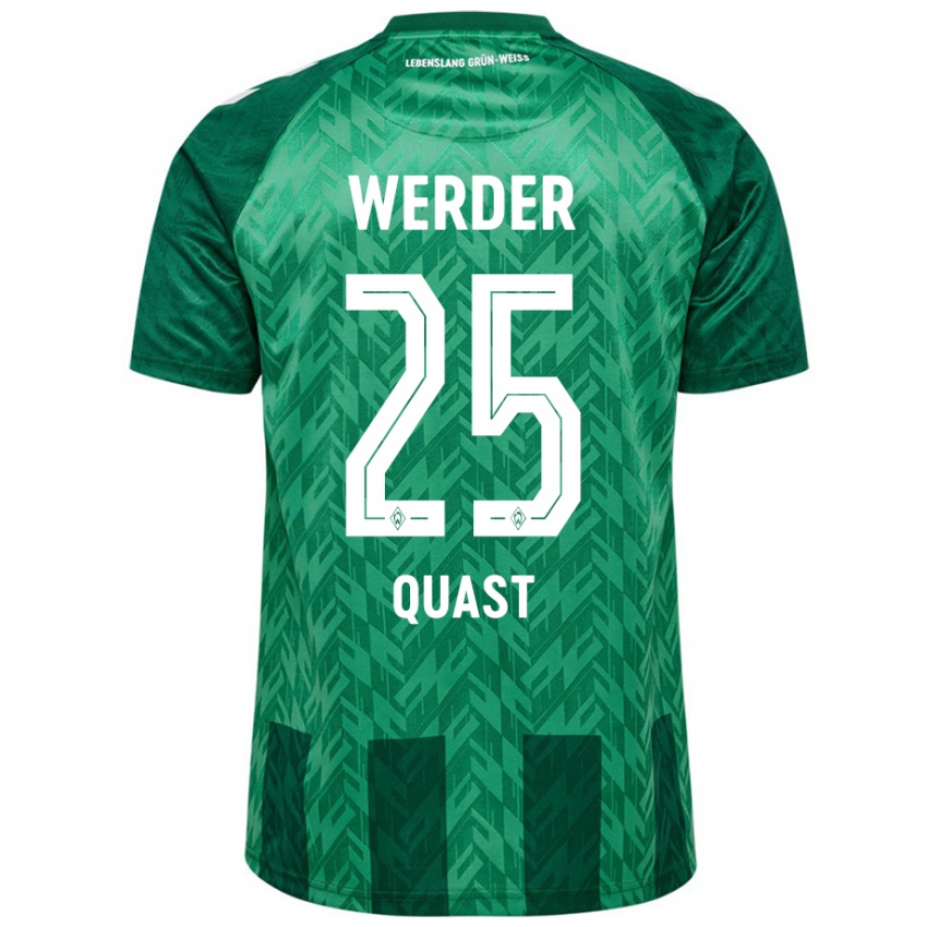 Damen Sönke Quast #25 Grün Heimtrikot Trikot 2024/25 T-Shirt