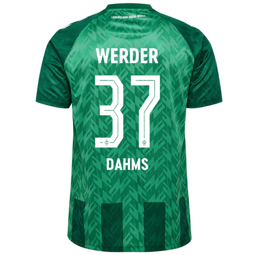 Damen Lena Dahms #37 Grün Heimtrikot Trikot 2024/25 T-Shirt