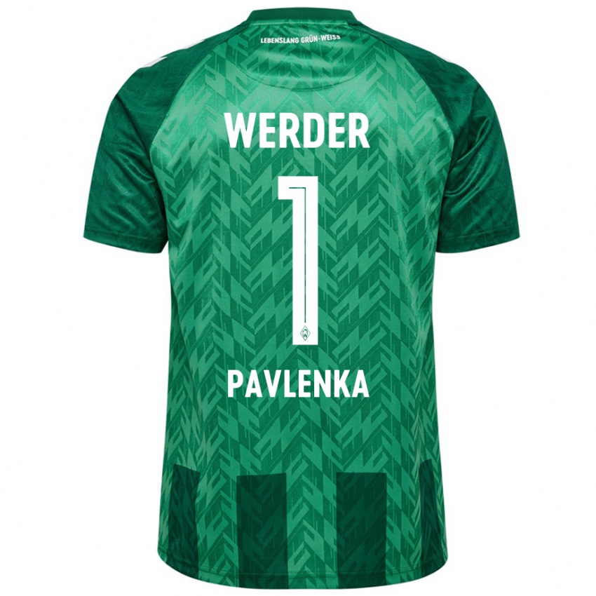 Damen Jiri Pavlenka #1 Grün Heimtrikot Trikot 2024/25 T-Shirt