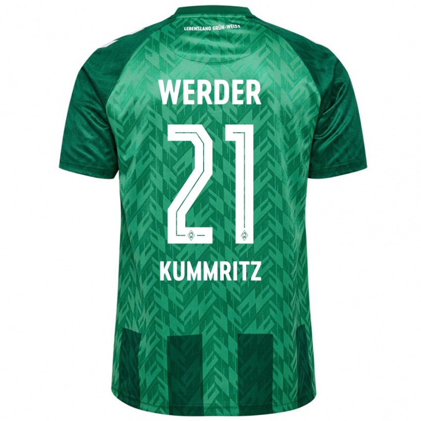 Damen Liam Kümmritz #21 Grün Heimtrikot Trikot 2024/25 T-Shirt