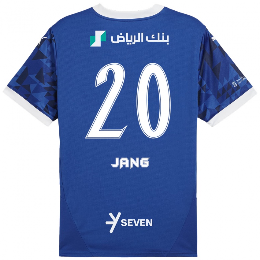 Damen Hyun-Soo Jang #20 Dunkelblau Weiß Heimtrikot Trikot 2024/25 T-Shirt