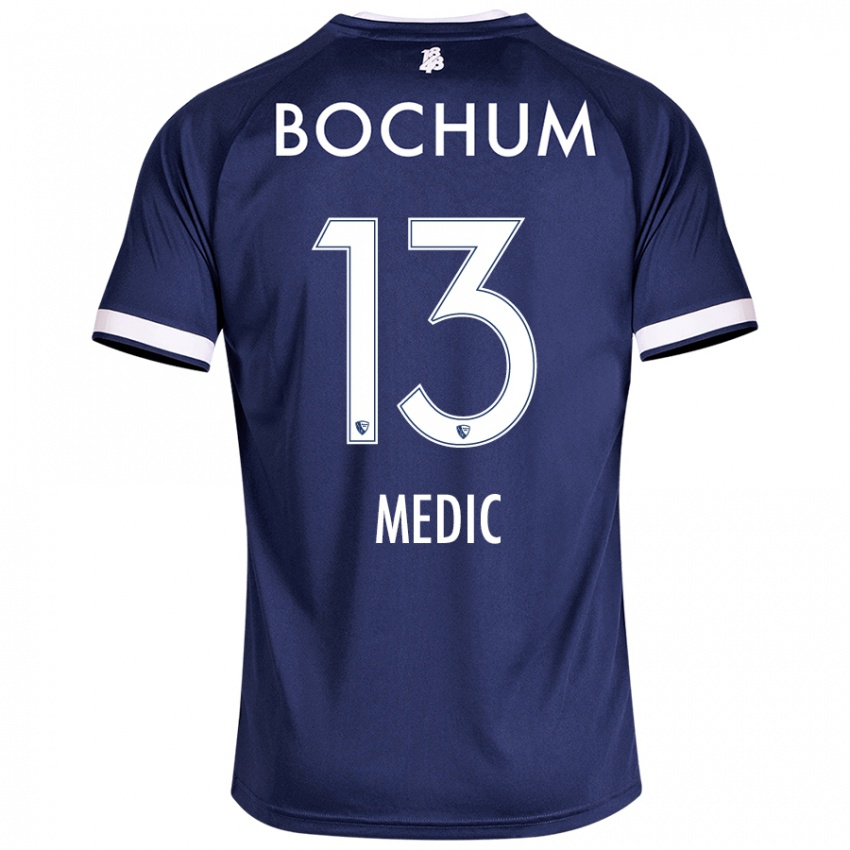 Damen Jakov Medic #13 Dunkelblau Heimtrikot Trikot 2024/25 T-Shirt