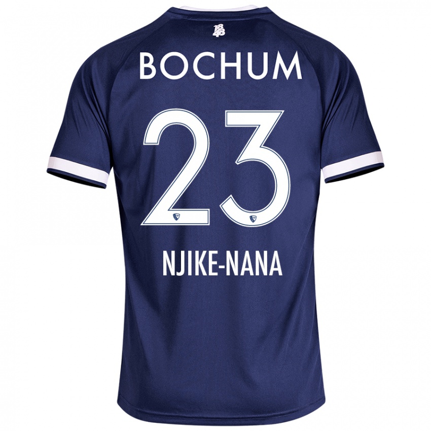 Damen Jean-Philippe Njike-Nana #23 Dunkelblau Heimtrikot Trikot 2024/25 T-Shirt