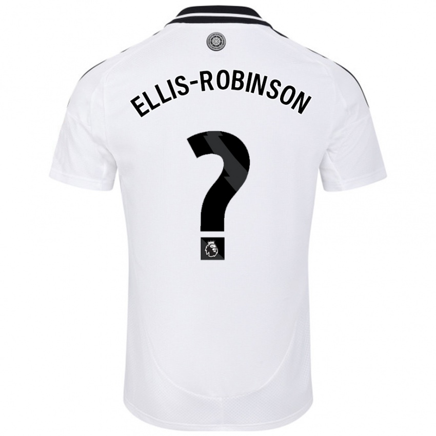 Damen Eddie Ellis-Robinson #0 Weiß Heimtrikot Trikot 2024/25 T-Shirt