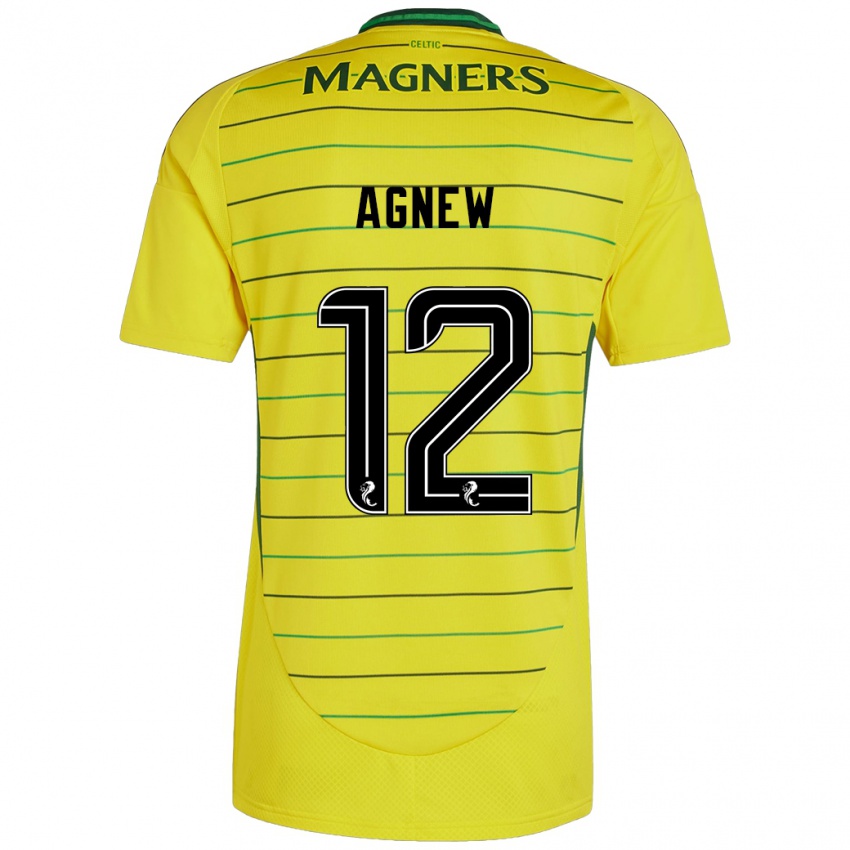 Damen Murphy Agnew #12 Gelb Auswärtstrikot Trikot 2024/25 T-Shirt