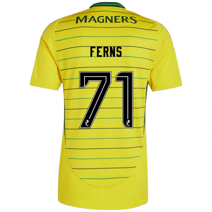 Damen Abbie Ferns #71 Gelb Auswärtstrikot Trikot 2024/25 T-Shirt