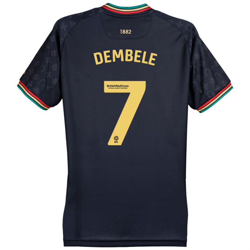 Damen Karamoko Dembélé #7 Dunkelmarineblau Auswärtstrikot Trikot 2024/25 T-Shirt