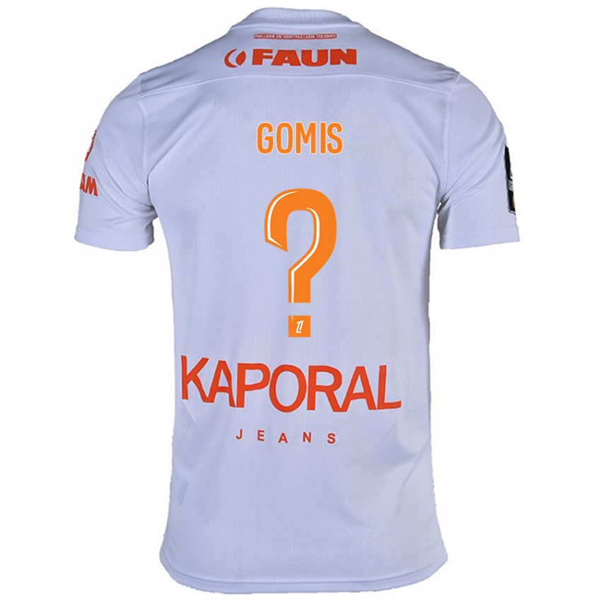 Damen Kabissan Gomis #0 Weiß Auswärtstrikot Trikot 2024/25 T-Shirt