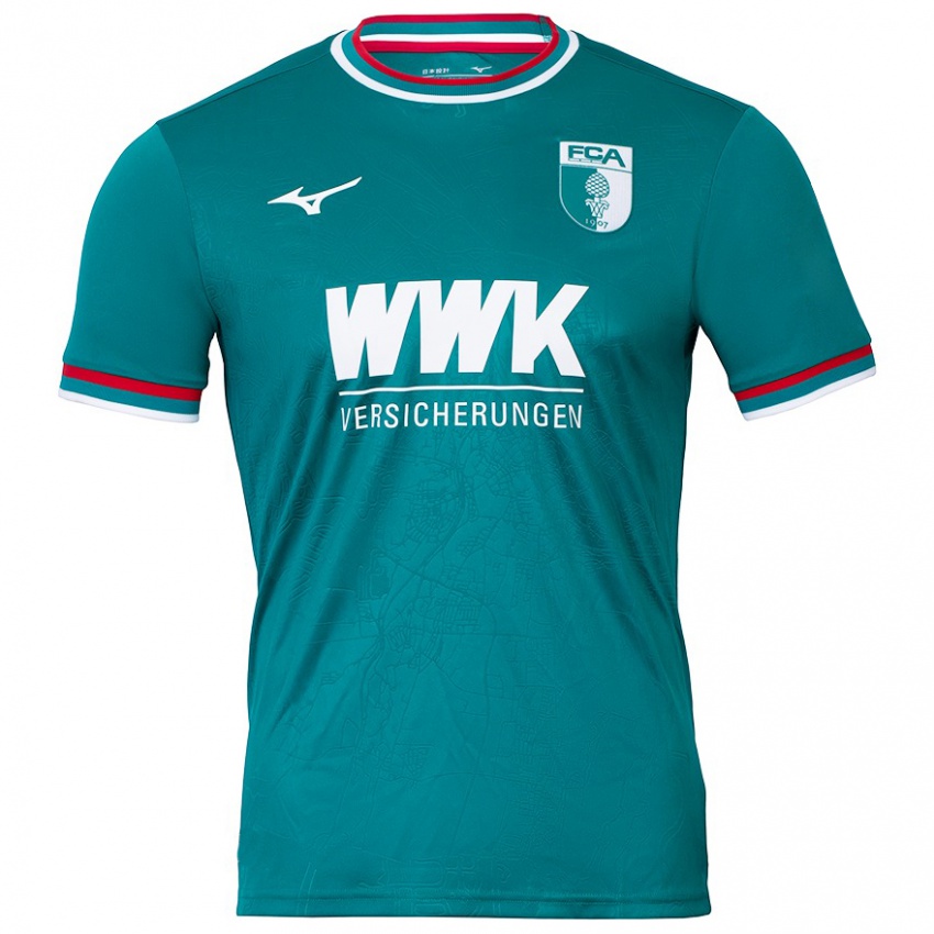 Damen Jeffrey Gouweleeuw #6 Dunkelgrün Auswärtstrikot Trikot 2024/25 T-Shirt