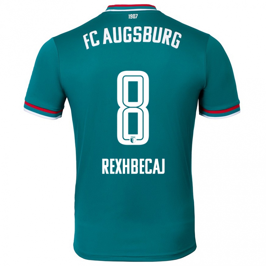 Damen Elvis Rexhbecaj #8 Dunkelgrün Auswärtstrikot Trikot 2024/25 T-Shirt