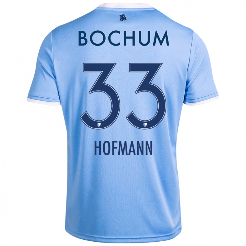 Damen Philipp Hofmann #33 Himmelblau Auswärtstrikot Trikot 2024/25 T-Shirt