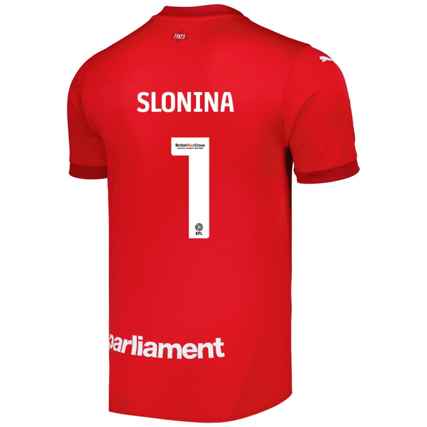 Kinder Gabriel Slonina #1 Rot Heimtrikot Trikot 2024/25 T-Shirt