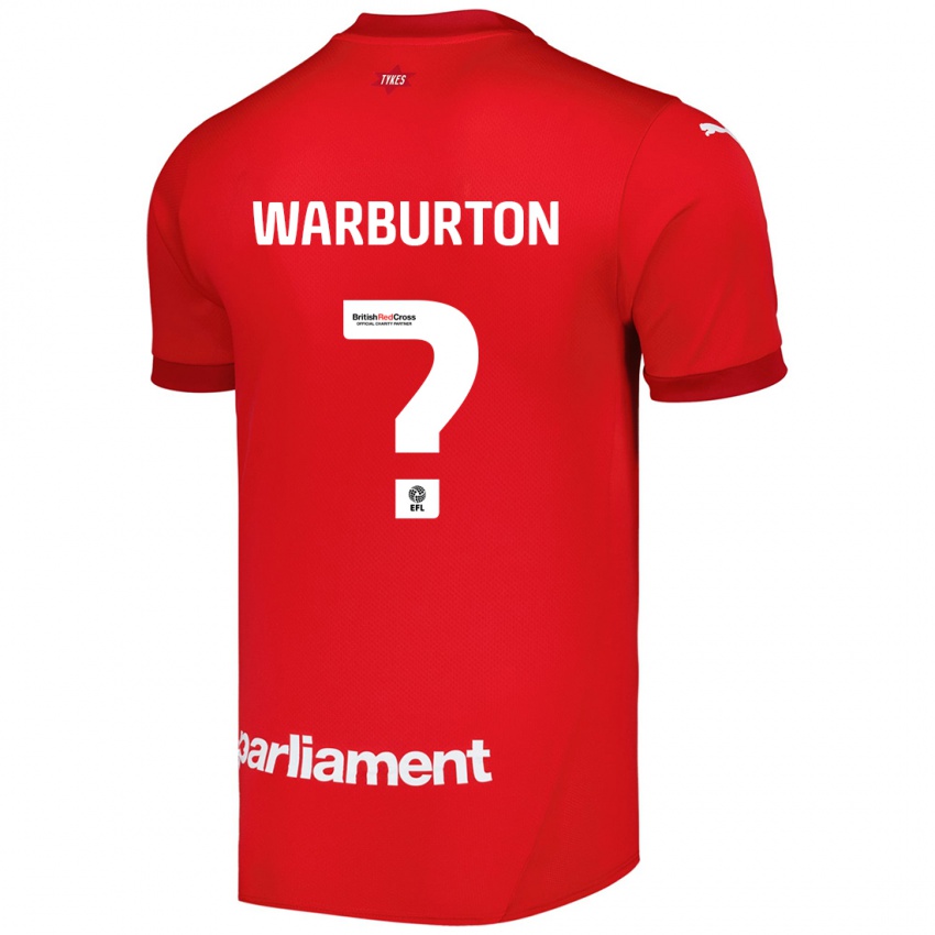 Kinder Owen Warburton #0 Rot Heimtrikot Trikot 2024/25 T-Shirt