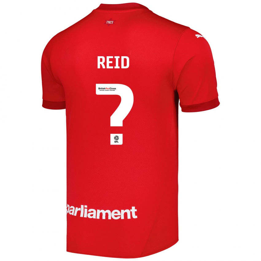 Kinder Kallum Reid #0 Rot Heimtrikot Trikot 2024/25 T-Shirt