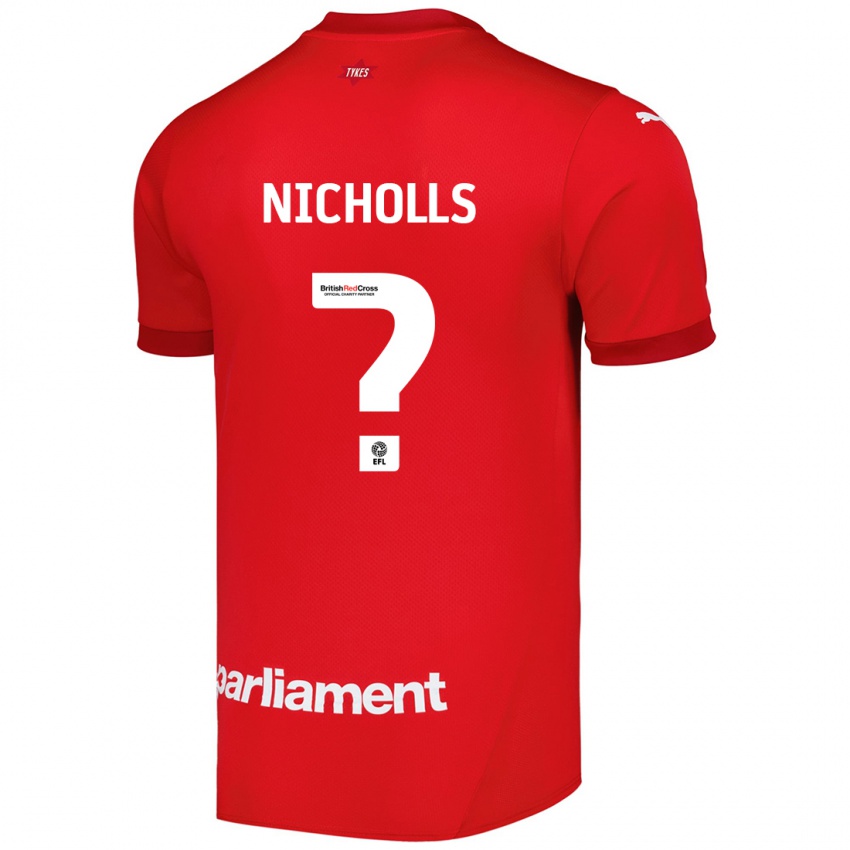 Kinder Kirstie Nicholls #0 Rot Heimtrikot Trikot 2024/25 T-Shirt