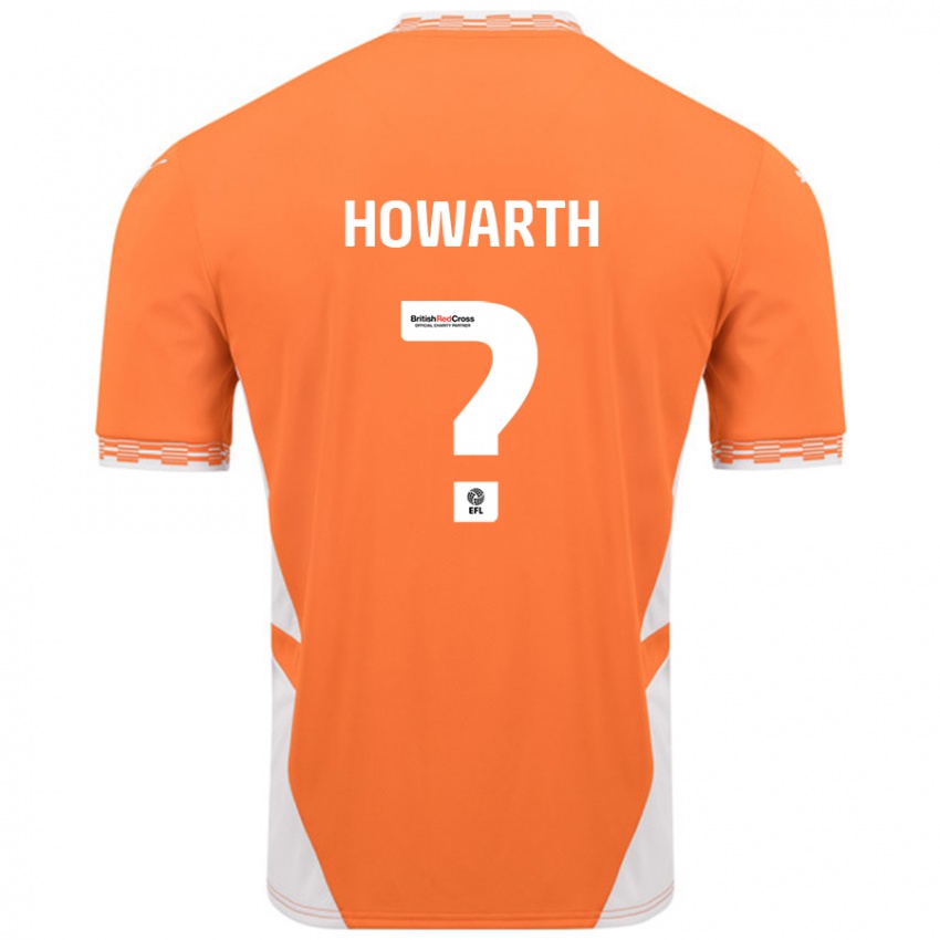 Kinder Chloe Howarth #0 Orange Weiß Heimtrikot Trikot 2024/25 T-Shirt