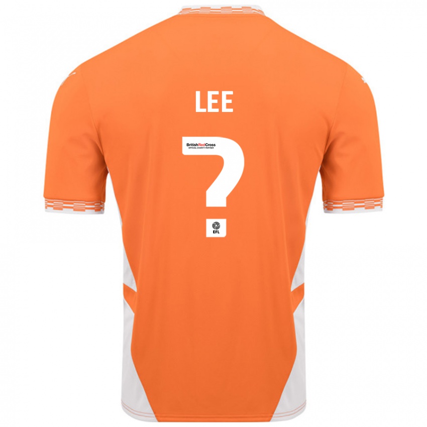 Kinder Samantha Lee #0 Orange Weiß Heimtrikot Trikot 2024/25 T-Shirt