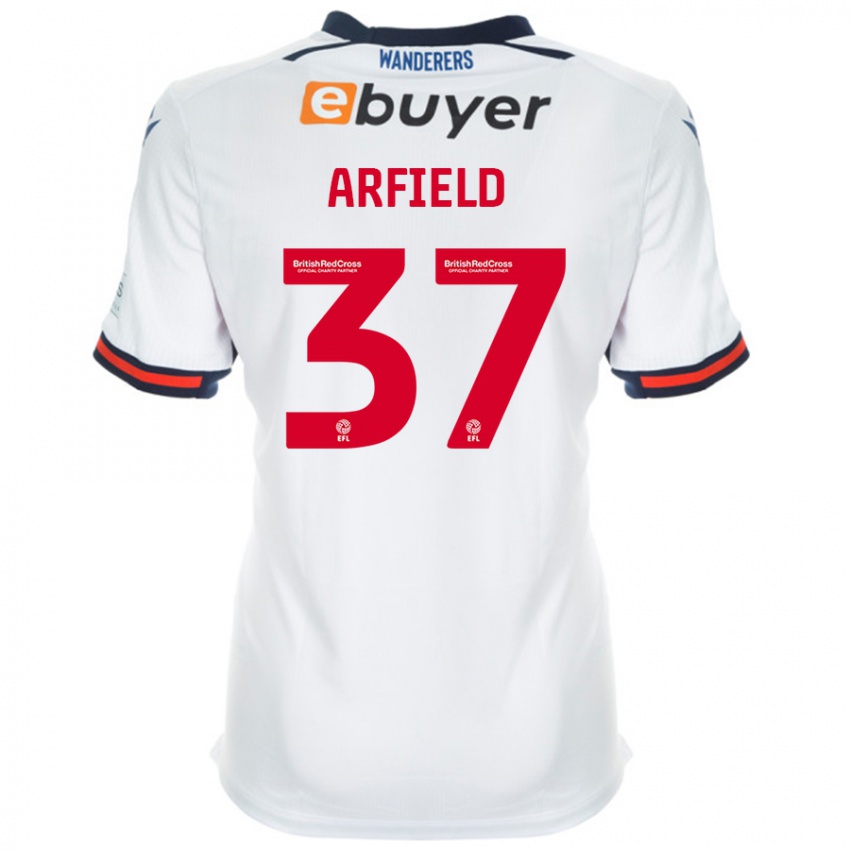 Kinder Scott Arfield #37 Weiß Heimtrikot Trikot 2024/25 T-Shirt