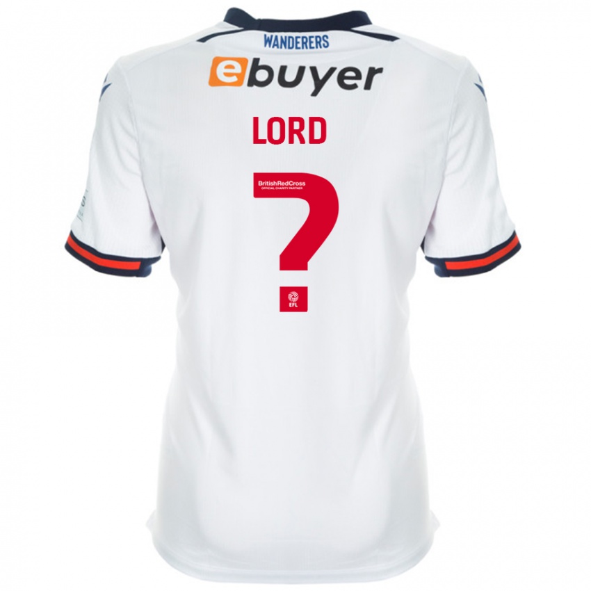 Kinder Regan Lord #0 Weiß Heimtrikot Trikot 2024/25 T-Shirt