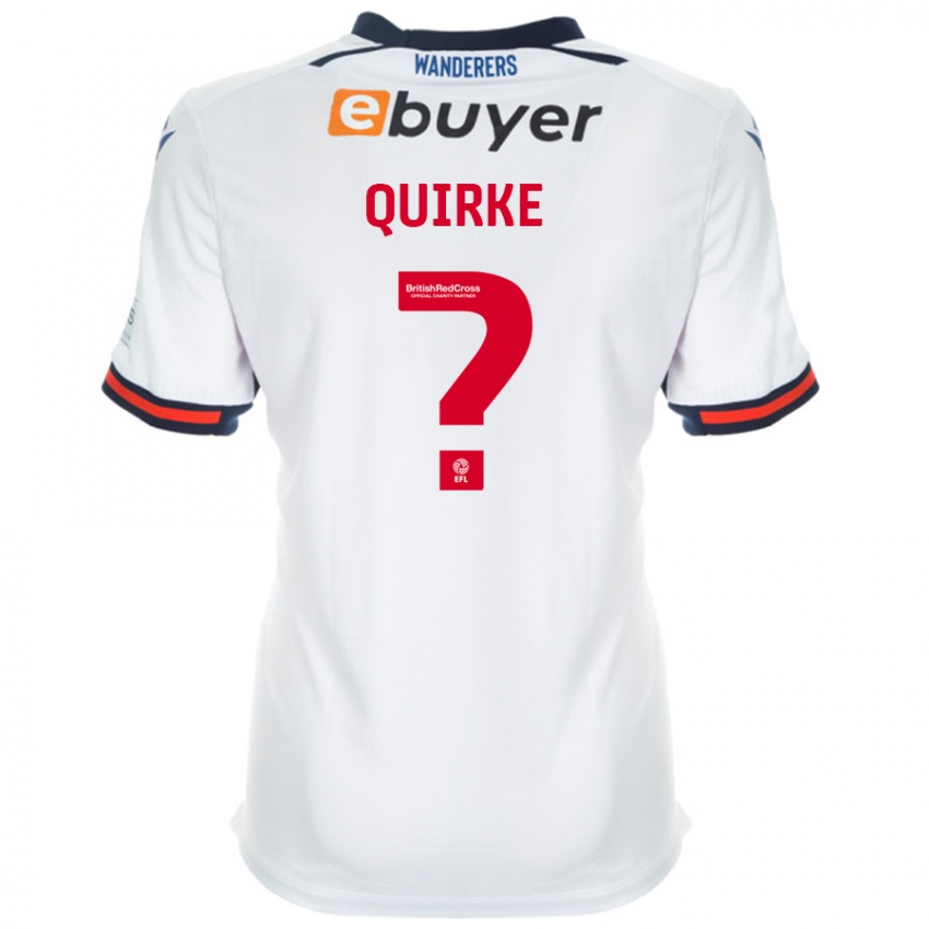 Kinder Mia Quirke #0 Weiß Heimtrikot Trikot 2024/25 T-Shirt