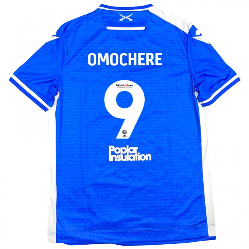 Kinder Promise Omochere #9 Blau Weiß Heimtrikot Trikot 2024/25 T-Shirt