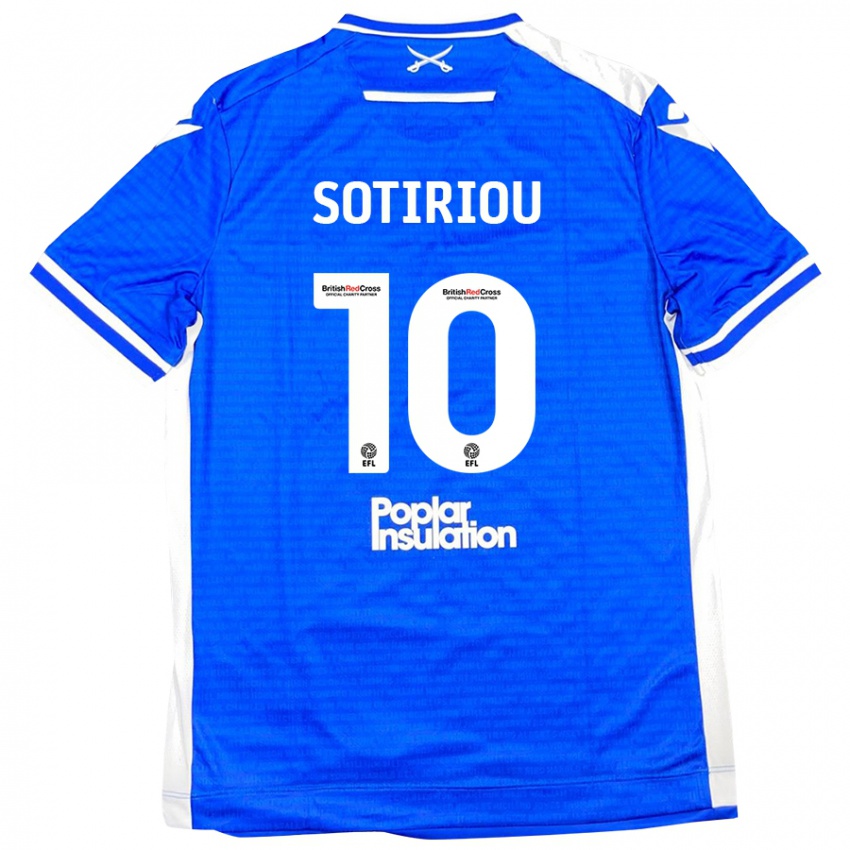 Kinder Ruel Sotiriou #10 Blau Weiß Heimtrikot Trikot 2024/25 T-Shirt