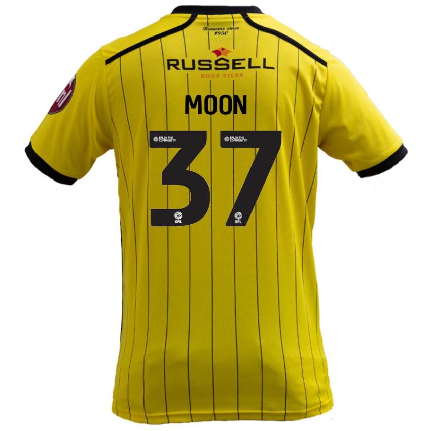 Kinder Jasper Moon #37 Gelb Heimtrikot Trikot 2024/25 T-Shirt