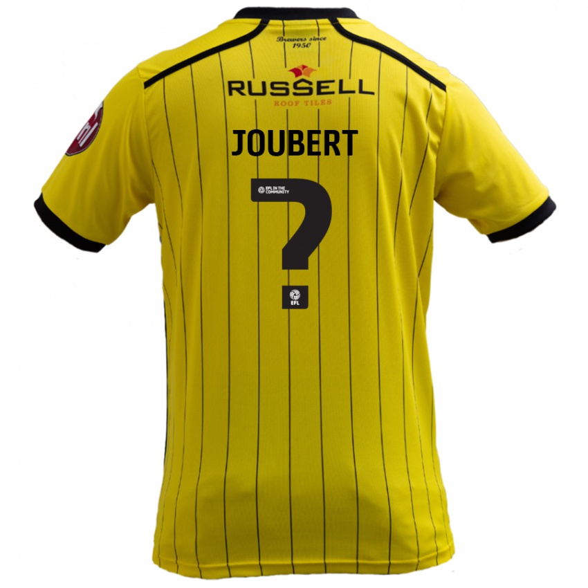 Kinder Lucas Joubert #0 Gelb Heimtrikot Trikot 2024/25 T-Shirt