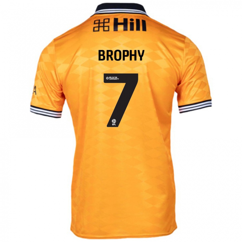 Kinder James Brophy #7 Orange Heimtrikot Trikot 2024/25 T-Shirt