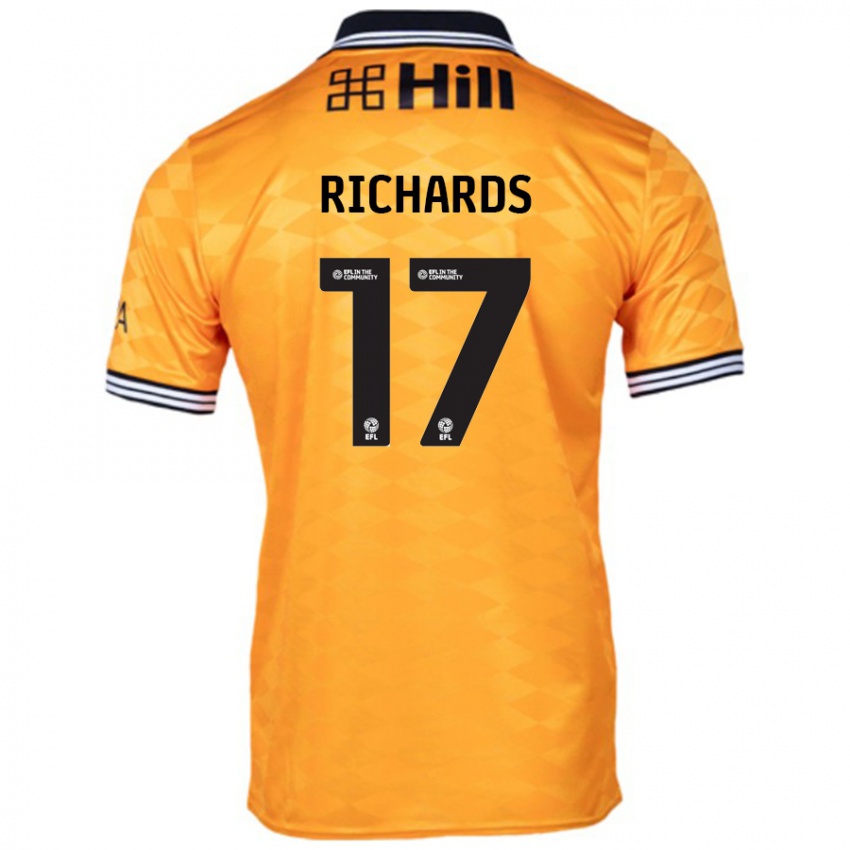 Kinder Taylor Richards #17 Orange Heimtrikot Trikot 2024/25 T-Shirt