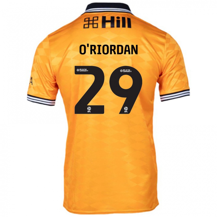 Kinder Connor O'riordan #29 Orange Heimtrikot Trikot 2024/25 T-Shirt