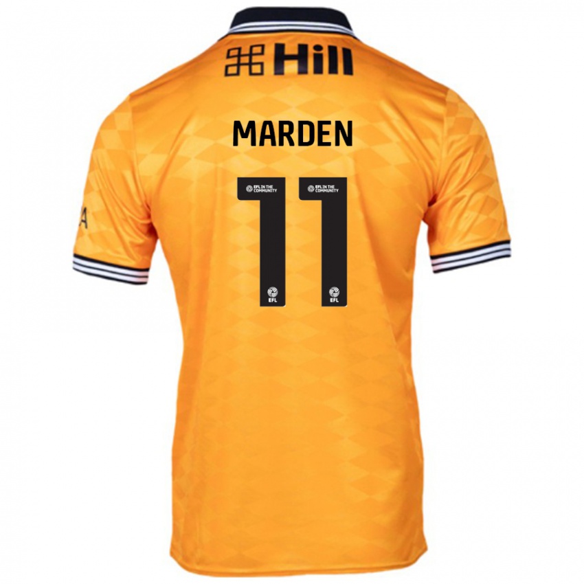 Kinder Ella Marden #11 Orange Heimtrikot Trikot 2024/25 T-Shirt