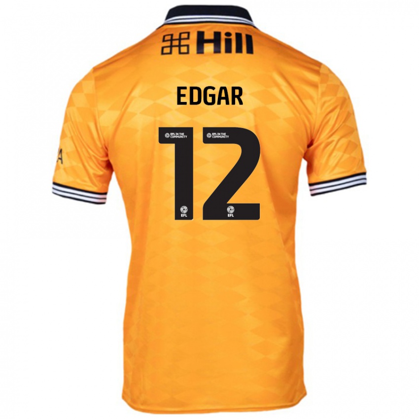 Kinder Sammy Edgar #12 Orange Heimtrikot Trikot 2024/25 T-Shirt