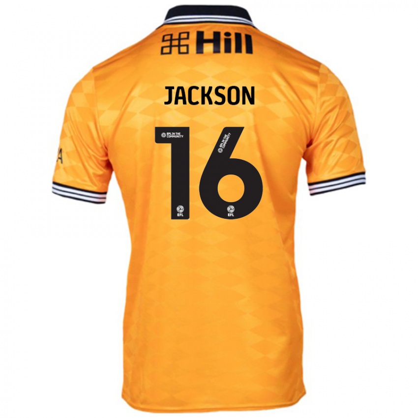 Kinder Abbie Jackson #16 Orange Heimtrikot Trikot 2024/25 T-Shirt