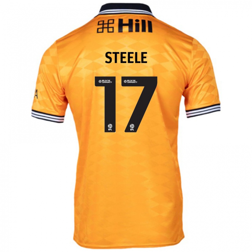 Kinder Fran Steele #17 Orange Heimtrikot Trikot 2024/25 T-Shirt